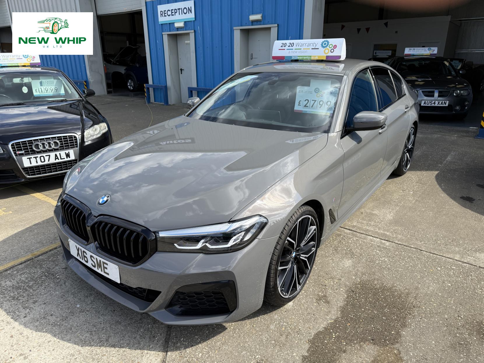 BMW 5 Series 2.0 520d MHT M Sport Saloon 4dr Diesel Hybrid Steptronic Euro 6 (s/s) (190 ps)