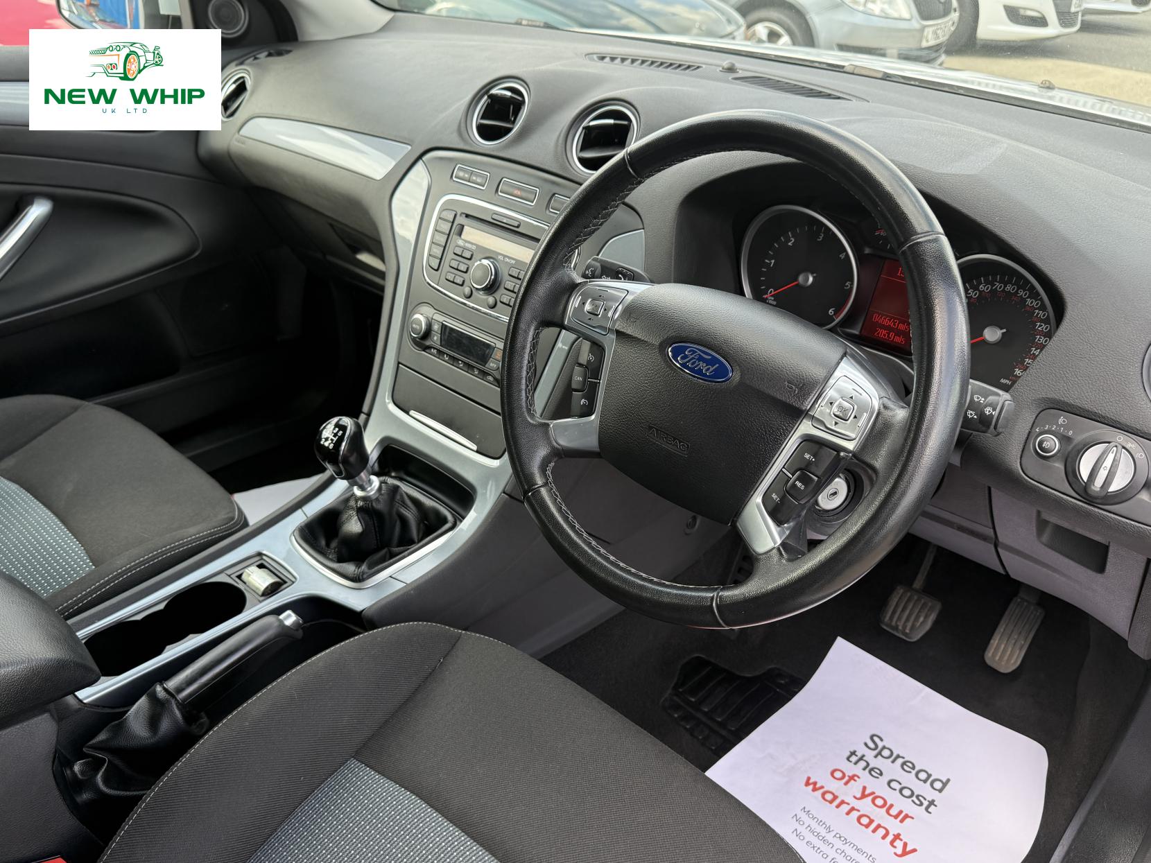 Ford Mondeo 2.0 TDCi Zetec Hatchback 5dr Diesel Manual Euro 5 (163 ps)