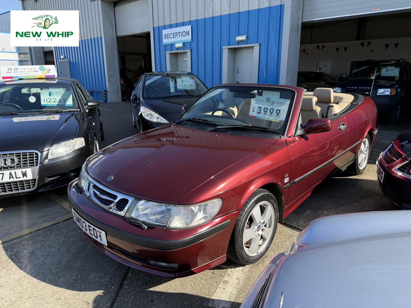 Saab 9-3 2.0T SE Convertible 2dr Petrol Manual (201 g/km, 150 bhp)