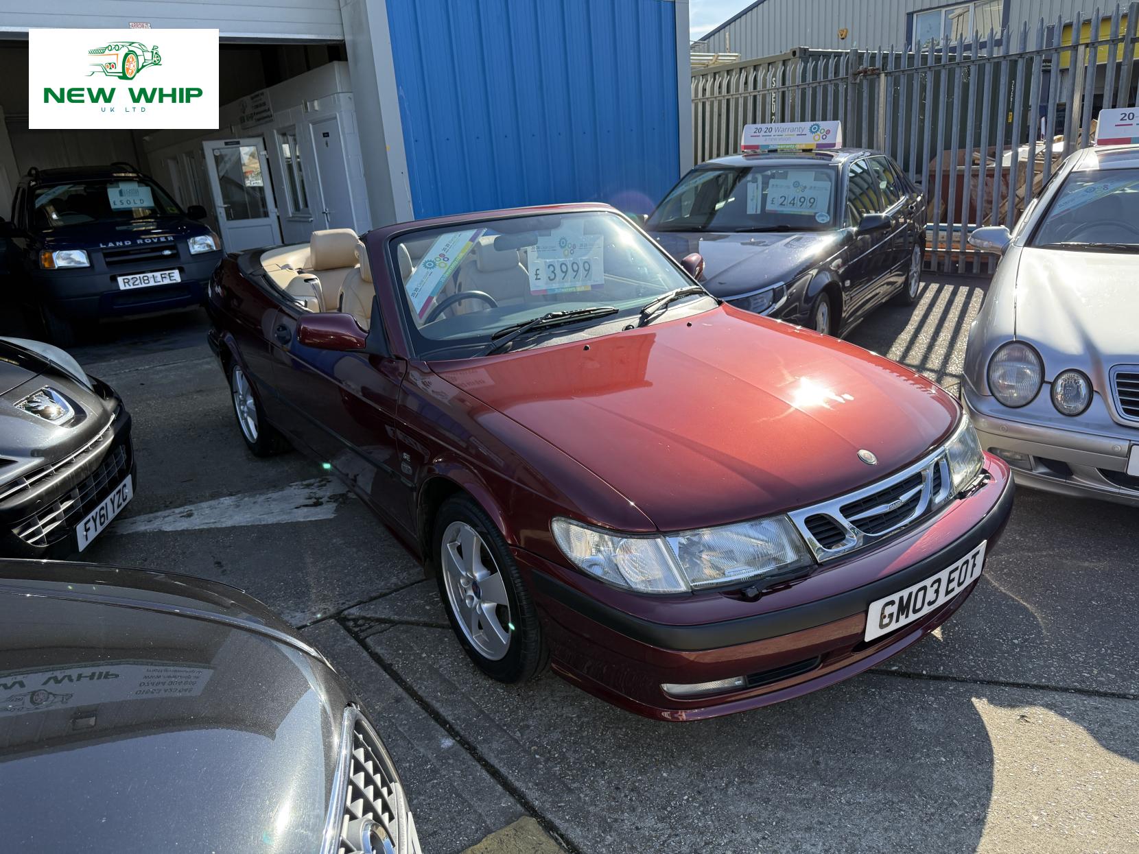 Saab 9-3 2.0T SE Convertible 2dr Petrol Manual (201 g/km, 150 bhp)